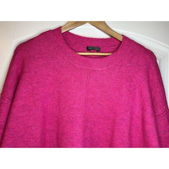 Vince Camuto Women Sweater Sz M Pink Paradox Center Seam Cozy Comfy SoftAF Femme - Picture 2 of 7